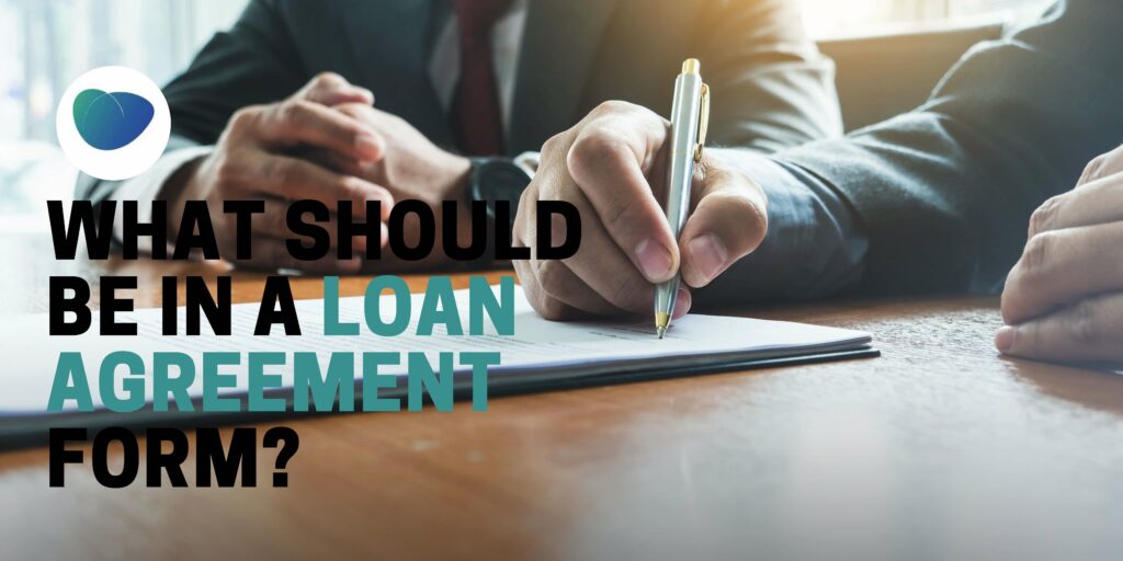 what should be included in a loan agreement form